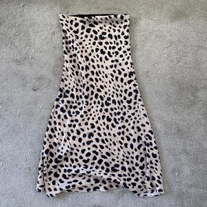 Realisation Par Leopard Midi Skirt